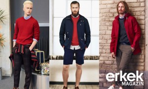 erkek modası kırmızı